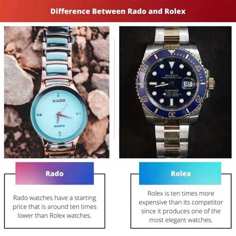 rado and rolex